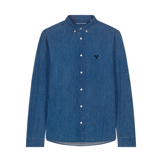 THE NORDIC CORE CASUAL DENIM SHIRT // Nordic Blue Washed
