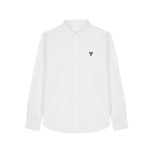 THE NORDIC CORE CASUAL POPLIN SHIRT // Nordic Ice White