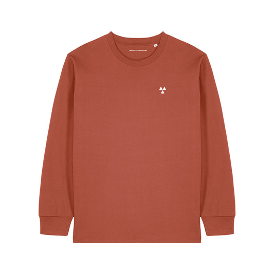 THE NORDIC HW LS TEE // Nordic Brick Red