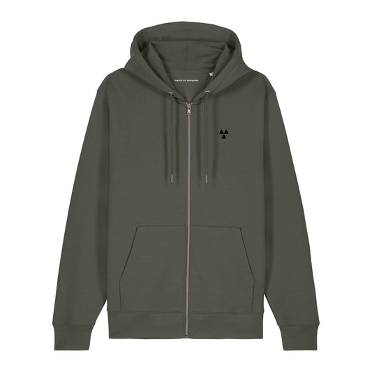 THE NORDIC LW ZIP HOODIE // Nordic Forest Green
