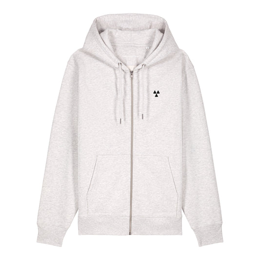 THE NORDIC LW ZIP HOODIE // Nordic Cool Melange
