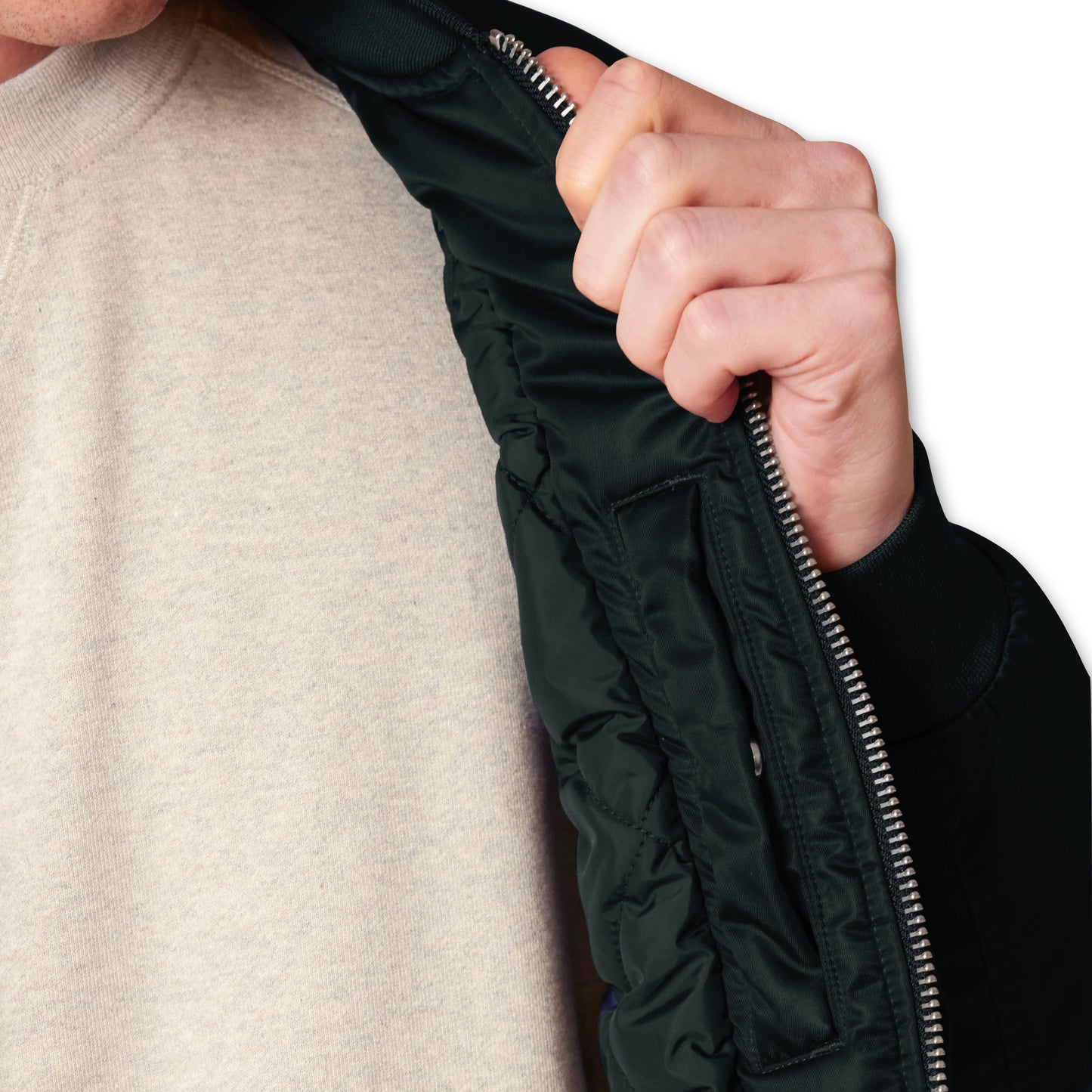 THE NORDIC CORE FLIGHT JACKET // Nordic Deep Black