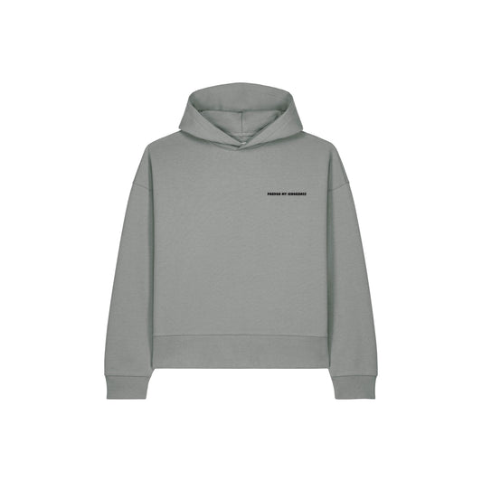 50/50 RECYCLED/ORGANIC COTTON // OVERSIZED HOODIE // NORDIC STONE GREY