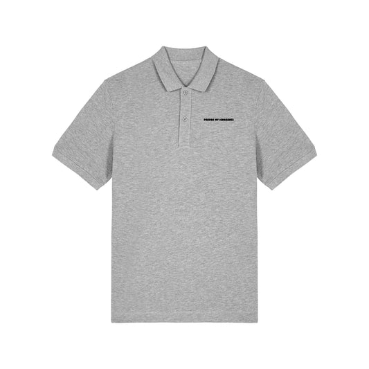 HELL'S KITCHEN WINTER CAMP 2025 // HEAVYWEIGHT POLO-SHIRT // Nordic Grey Melange & Black