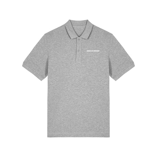 HELL'S KITCHEN WINTER CAMP 2025 // HEAVYWEIGHT POLO-SHIRT // Nordic Grey Melange & White