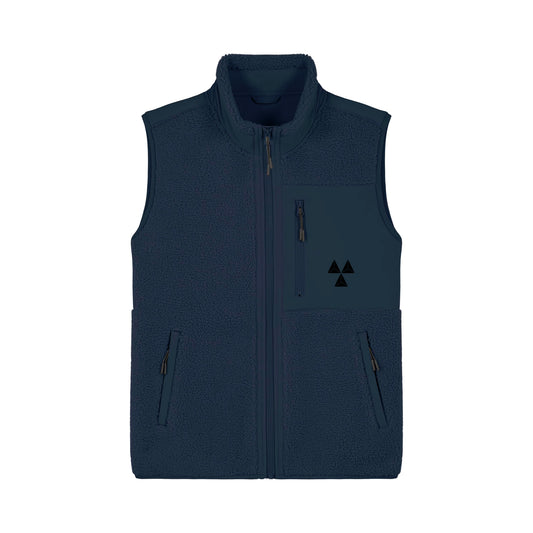 THE NORDIC CORE PILE VEST // Nordic Midnight Blue