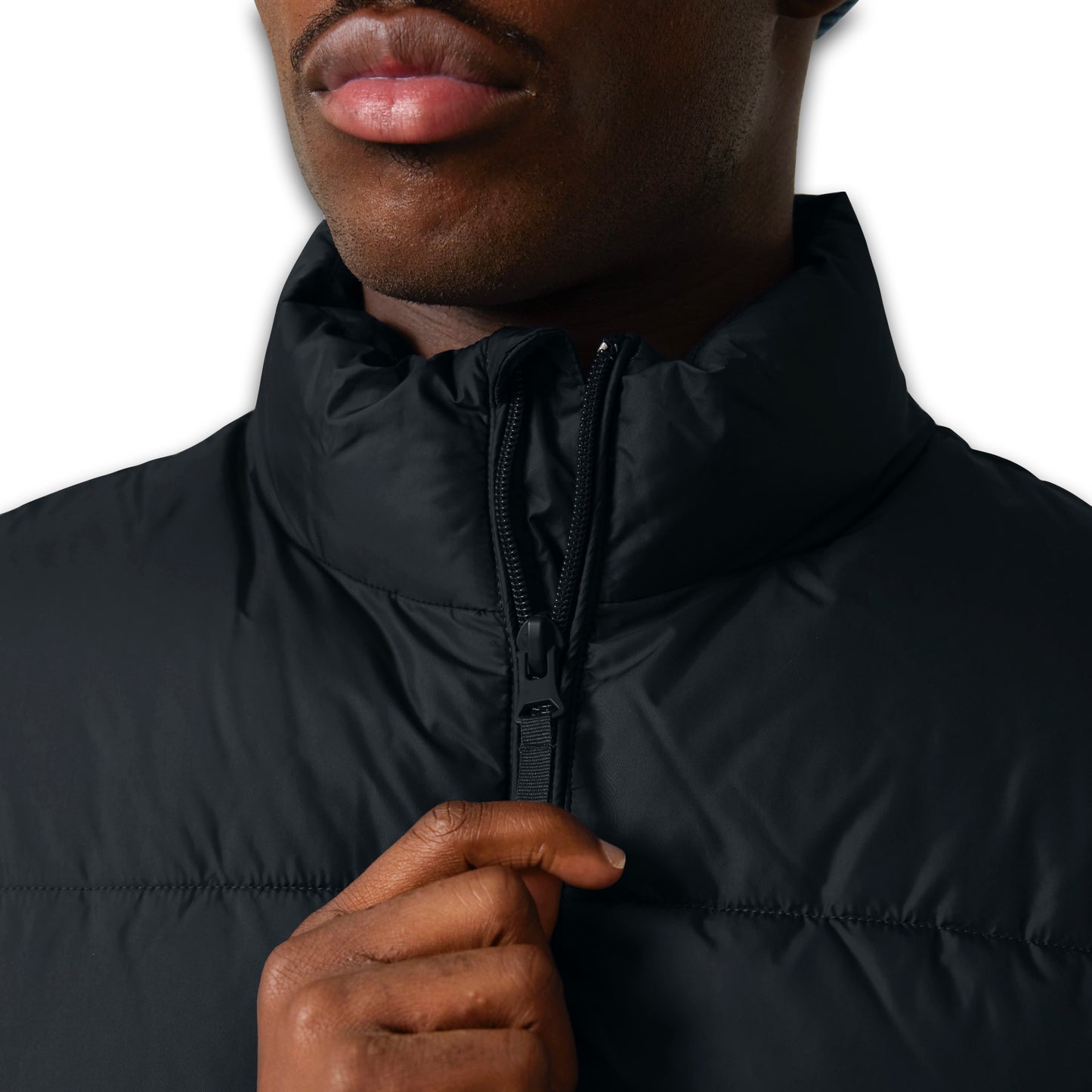 THE NORDIC CORE PUFFER VEST // Nordic Deep Black