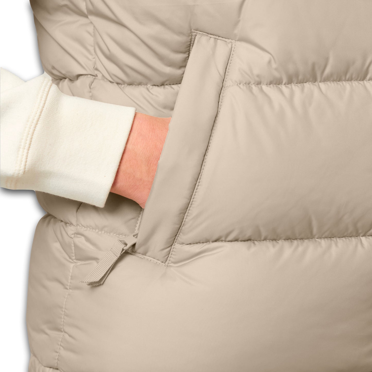 THE NORDIC CORE PUFFER VEST // Nordic Sand Dune