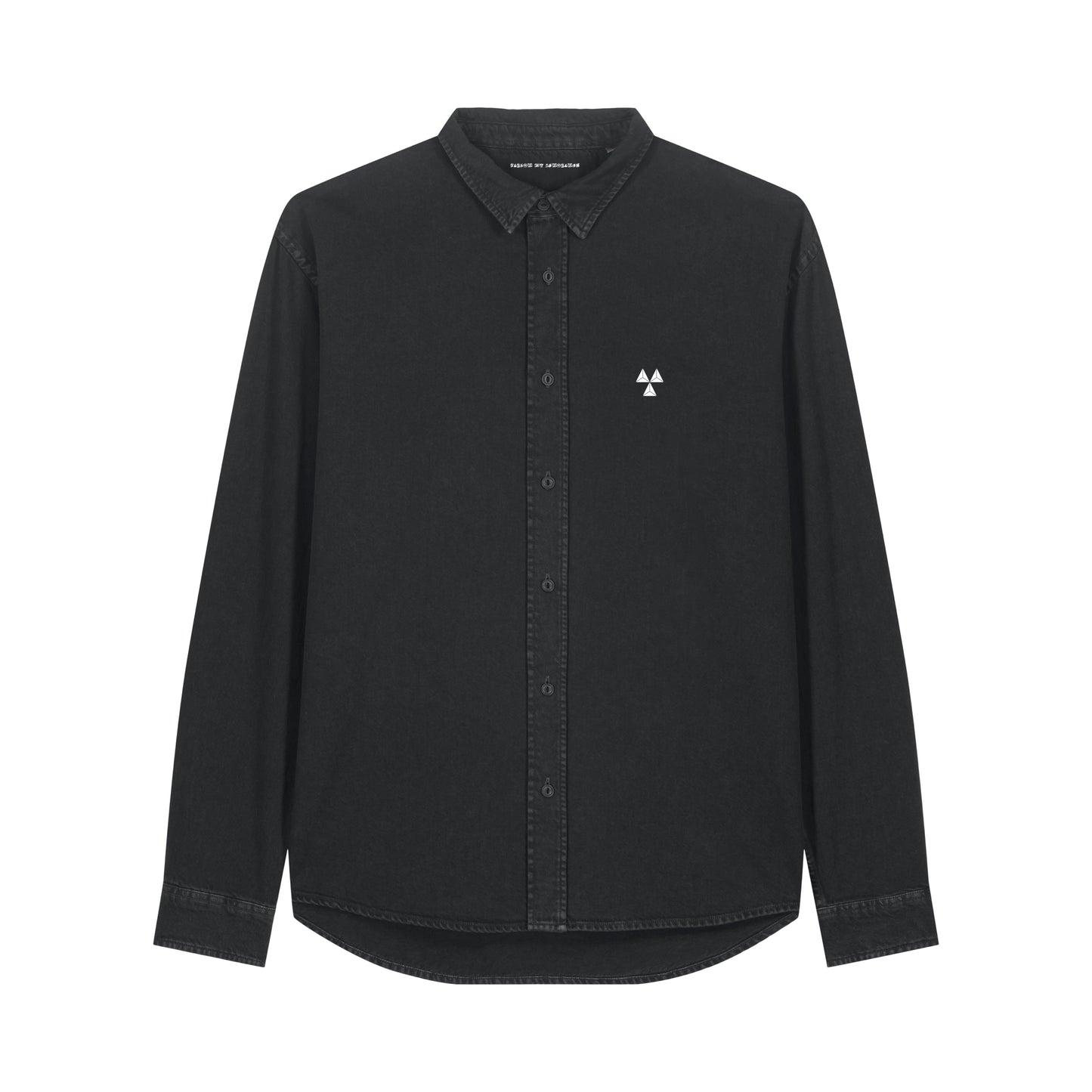THE NORDIC CORE CANVAS SHIRT // Nordic Garment Dyed Black