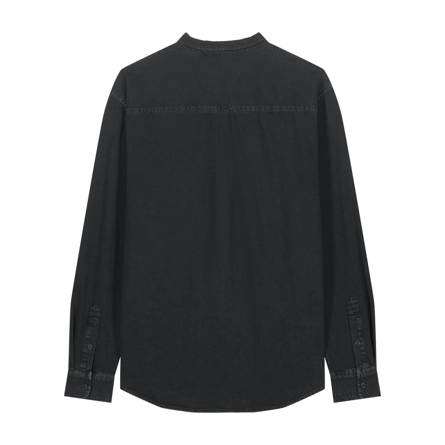 THE NORDIC CORE CANVAS SHIRT // Nordic Garment Dyed Black