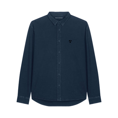 THE NORDIC CORE CANVAS SHIRT // Nordic Garment Dyed Midnight