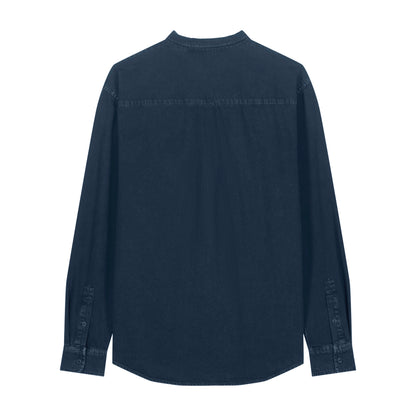 THE NORDIC CORE CANVAS SHIRT // Nordic Garment Dyed Midnight