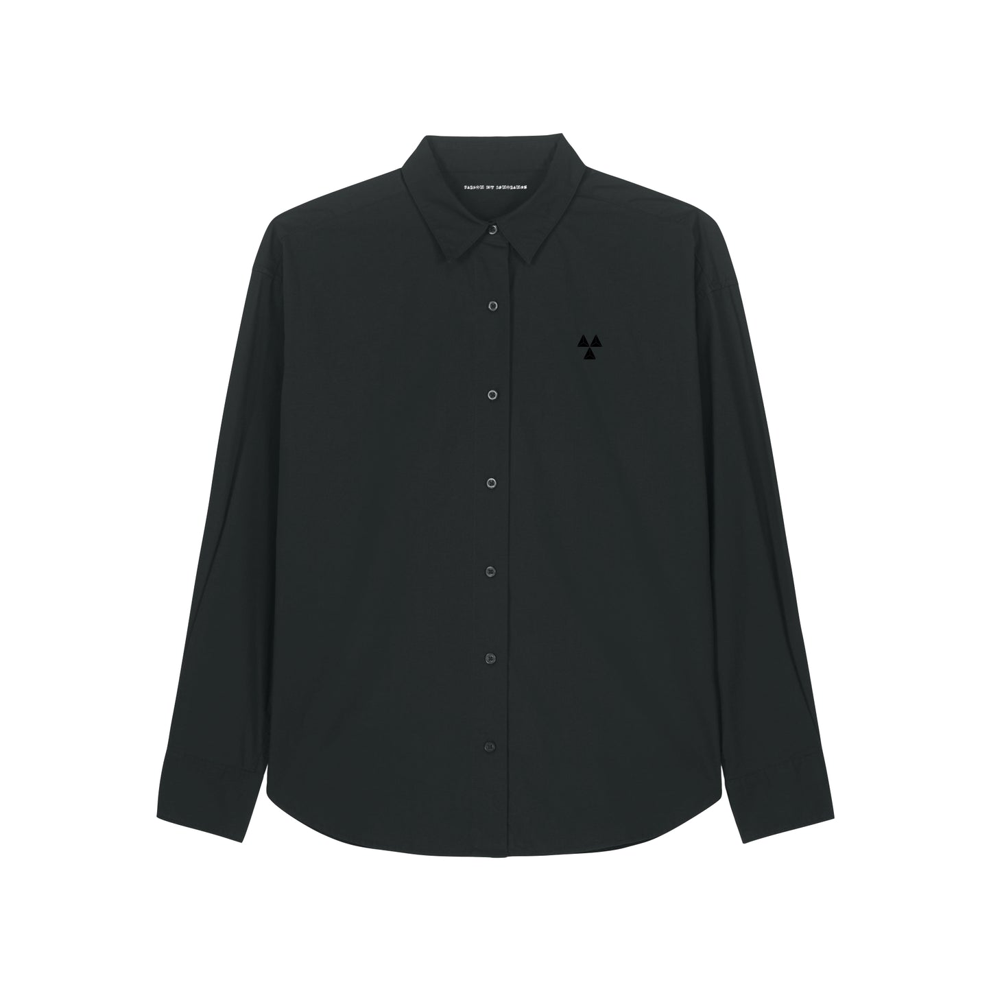 THE NORDIC CORE CASUAL POPLIN SHIRT // Nordic Deep Black