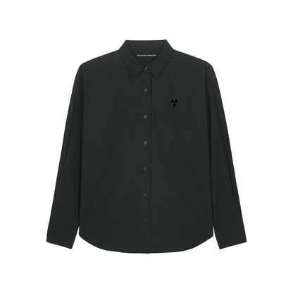 THE NORDIC CORE CASUAL POPLIN SHIRT // Nordic Deep Black