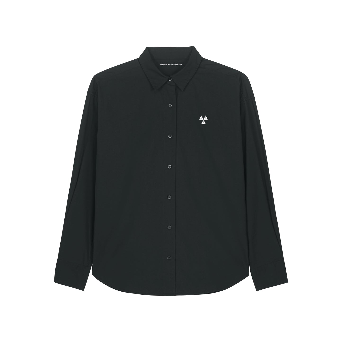 THE NORDIC CORE CASUAL POPLIN SHIRT // Nordic Deep Black