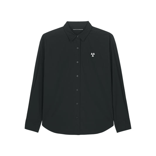 THE NORDIC CORE CASUAL POPLIN SHIRT // Nordic Deep Black