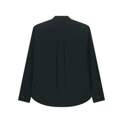 THE NORDIC CORE CASUAL POPLIN SHIRT // Nordic Deep Black