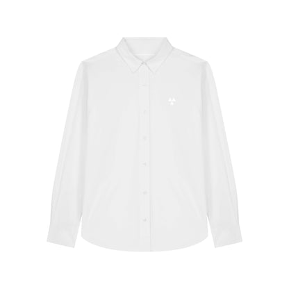 THE NORDIC CORE CASUAL POPLIN SHIRT // Nordic Ice White