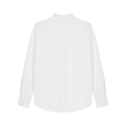 THE NORDIC CORE CASUAL POPLIN SHIRT // Nordic Ice White