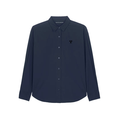 THE NORDIC CORE CASUAL POPLIN SHIRT // Nordic Midnight Blue