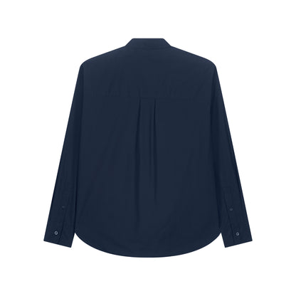 THE NORDIC CORE CASUAL POPLIN SHIRT // Nordic Midnight Blue