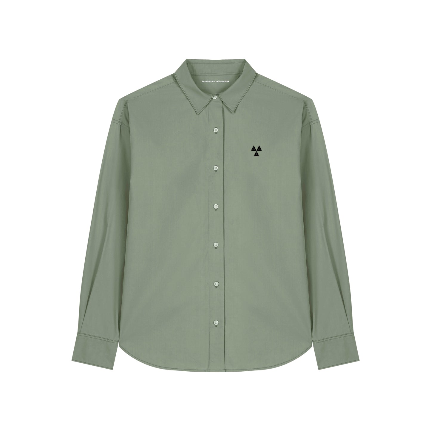 THE NORDIC CORE CASUAL POPLIN SHIRT // Nordic Weed Green
