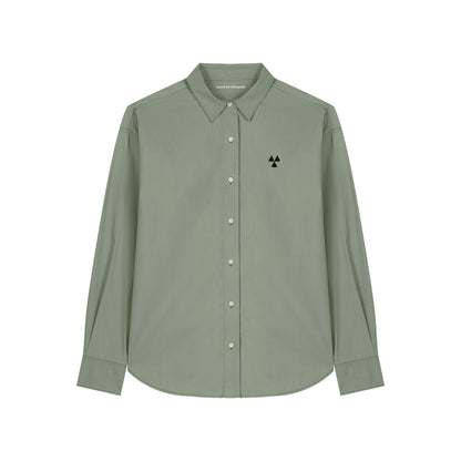 THE NORDIC CORE CASUAL POPLIN SHIRT // Nordic Weed Green