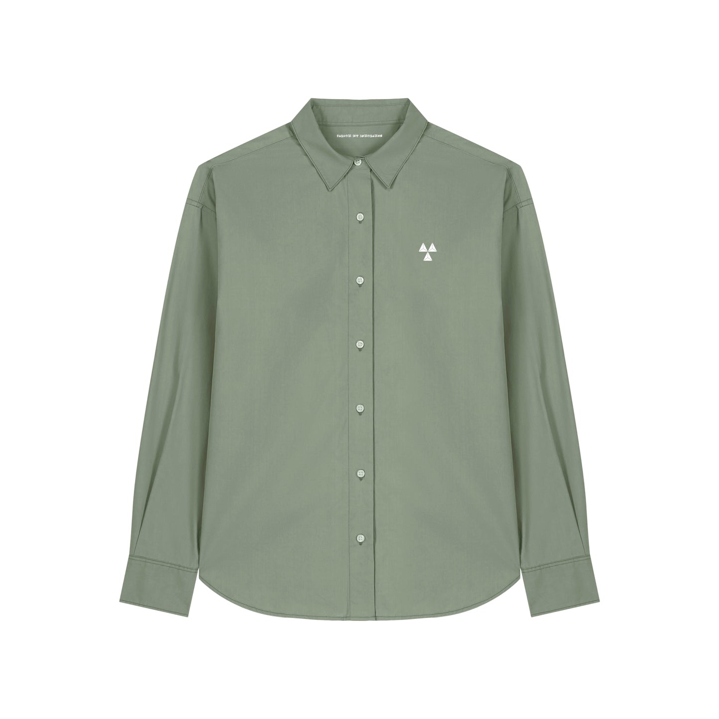 THE NORDIC CORE CASUAL POPLIN SHIRT // Nordic Weed Green