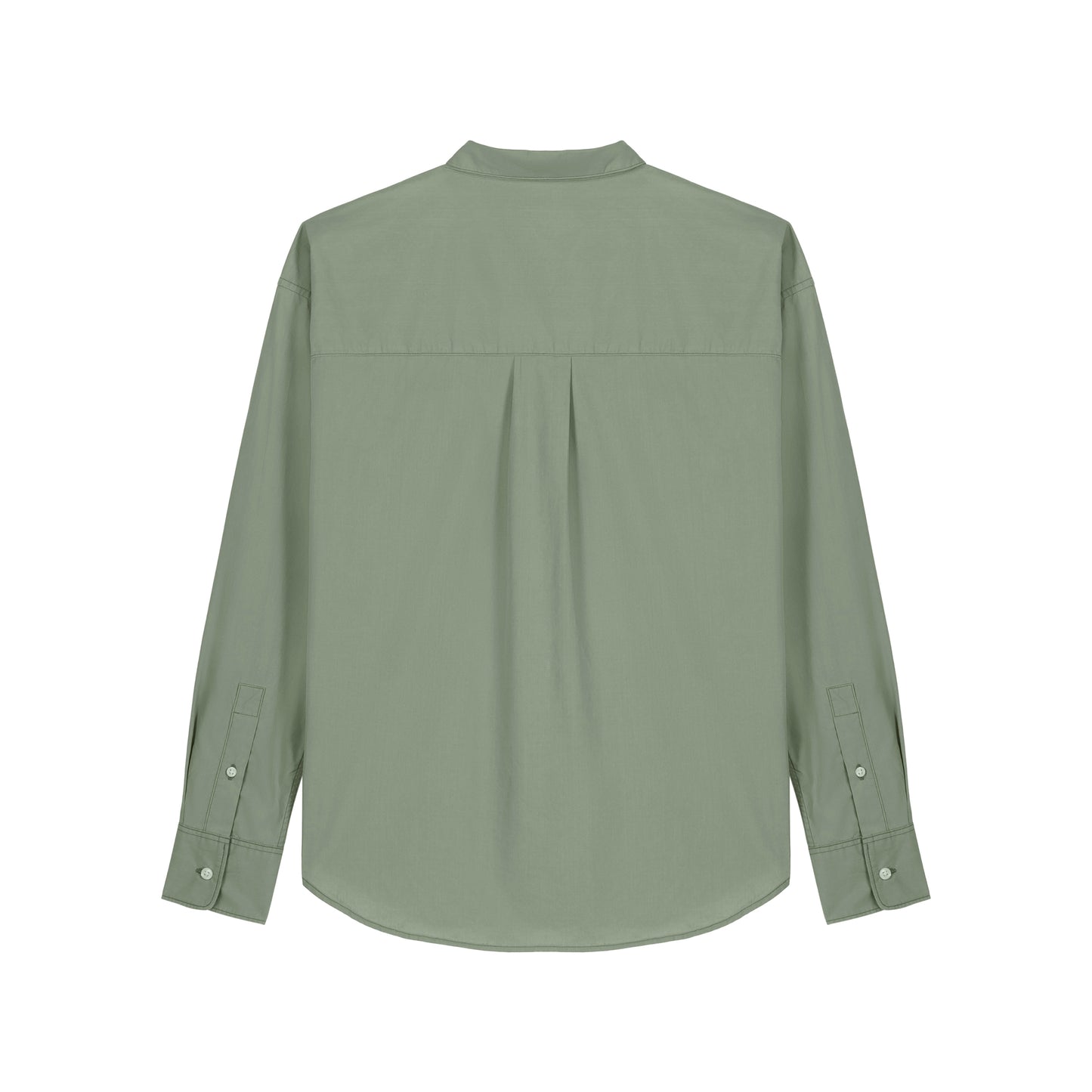 THE NORDIC CORE CASUAL POPLIN SHIRT // Nordic Weed Green