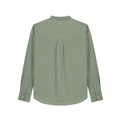 THE NORDIC CORE CASUAL POPLIN SHIRT // Nordic Weed Green