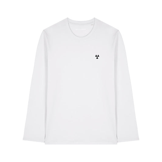 THE NORDIC LW LS TEE // Nordic Ice White