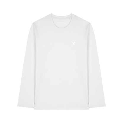 THE NORDIC LW LS TEE // Nordic Ice White