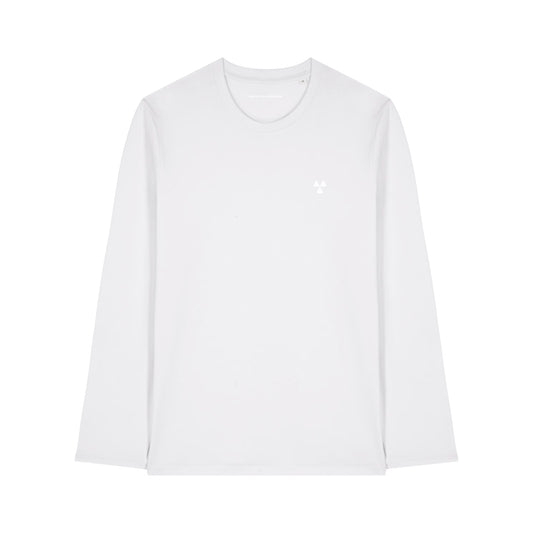 THE NORDIC LW LS TEE // Nordic Ice White