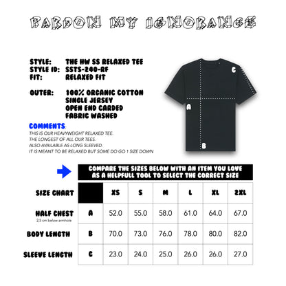 HELL'S KITCHEN WINTER CAMP 2025 //  HW SS TEE // Nordic Deep Black & Black