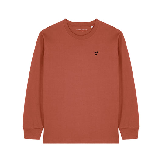 THE NORDIC HW LS TEE // Nordic Brick Red