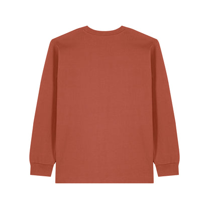 THE NORDIC HW LS TEE // Nordic Brick Red