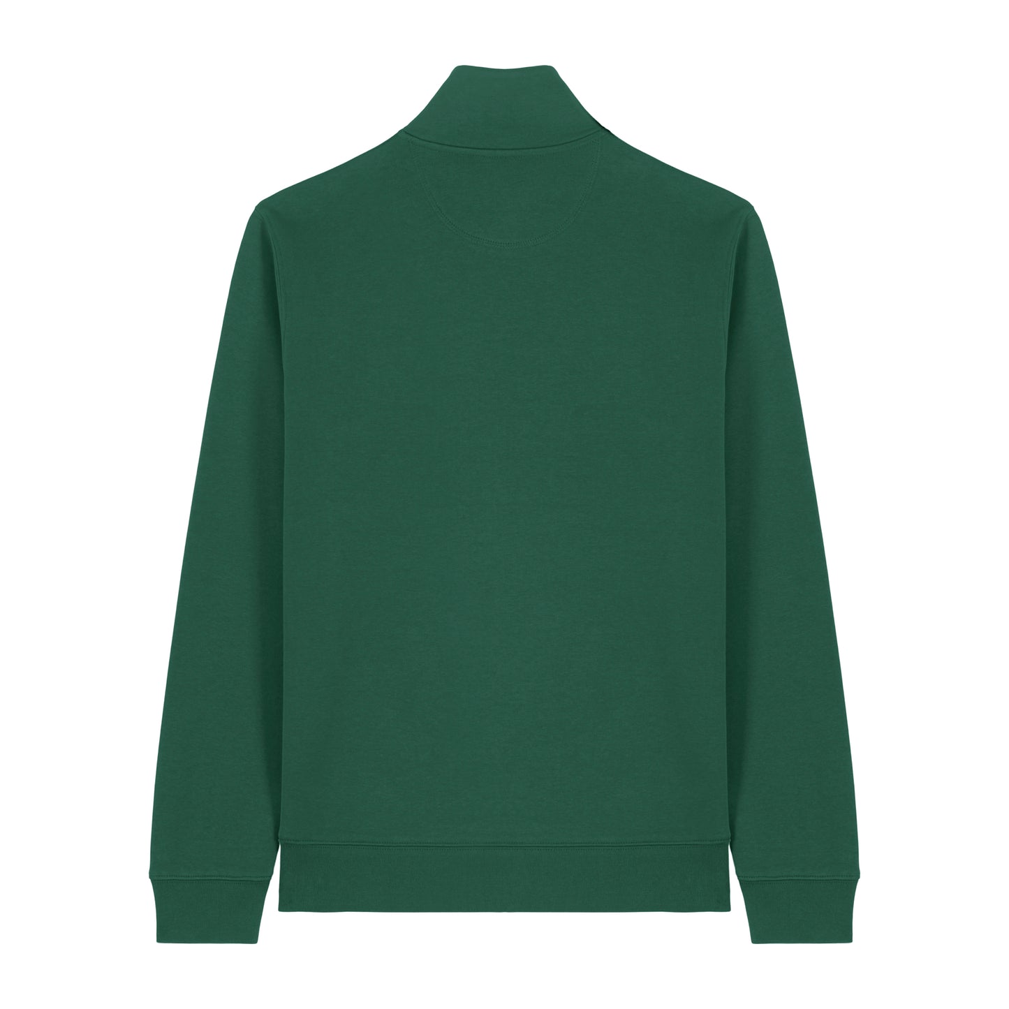 THE NORDIC BASIC ZIP NECK SWEAT // Nordic Field Green
