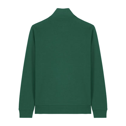 THE NORDIC BASIC ZIP NECK SWEAT // Nordic Field Green