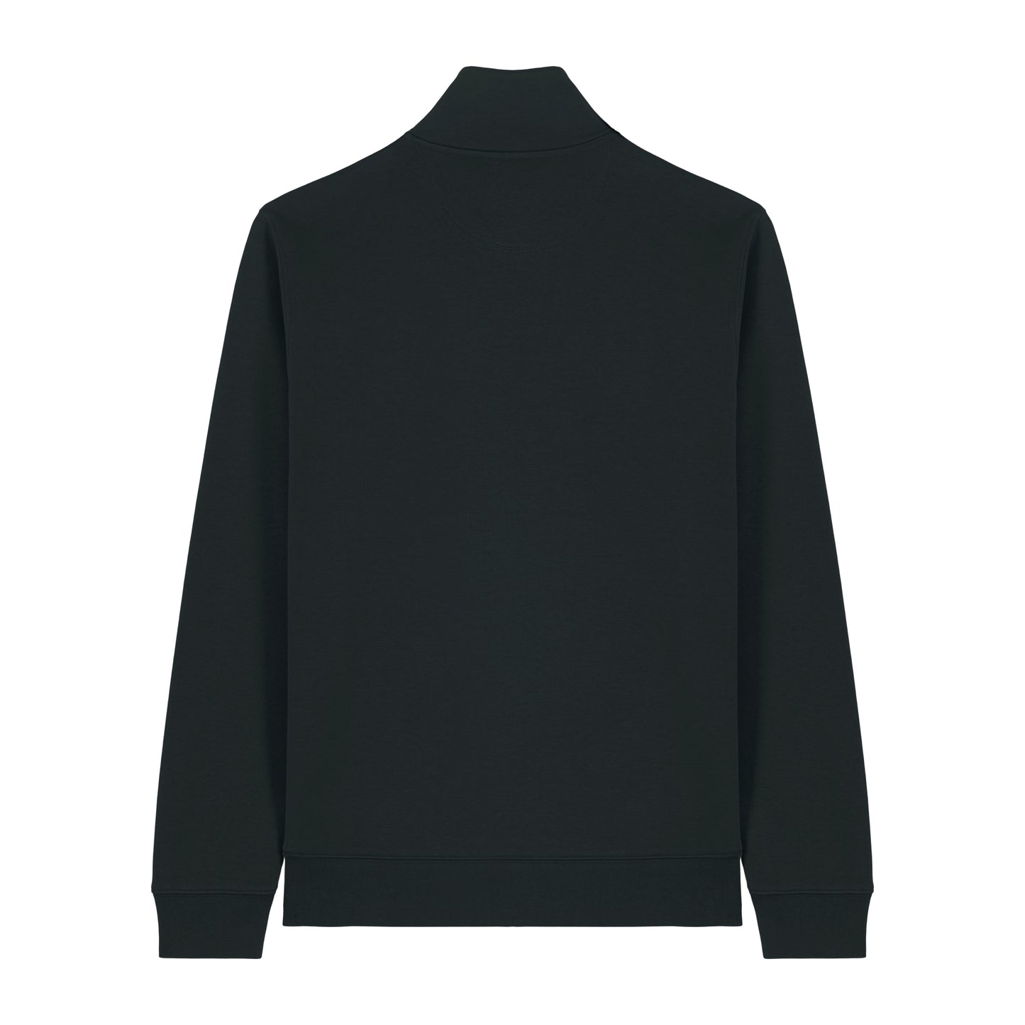 THE NORDIC BASIC ZIP NECK SWEAT // Nordic Deep Black