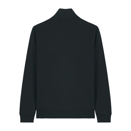 THE NORDIC BASIC ZIP NECK SWEAT // Nordic Deep Black