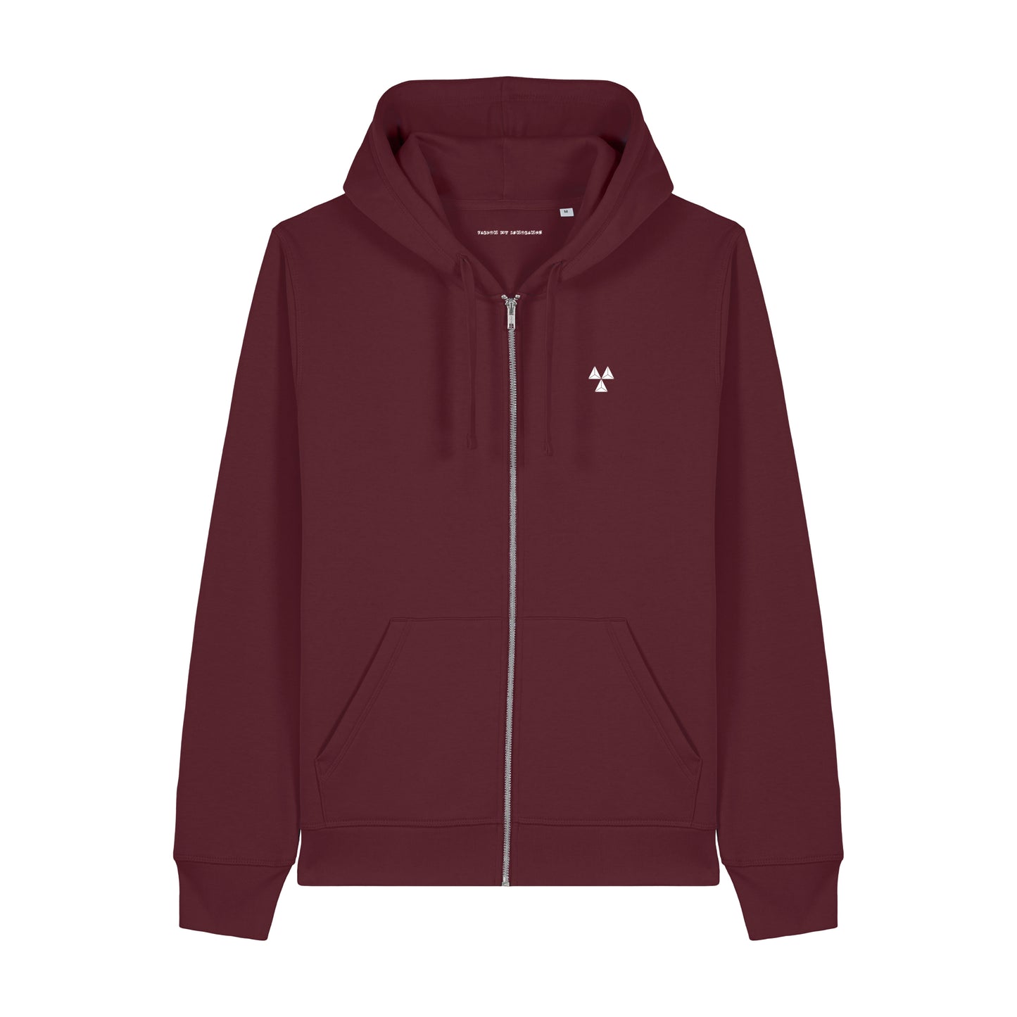 THE NORDIC BASIC ZIP HOODIE // Nordic Blood Red
