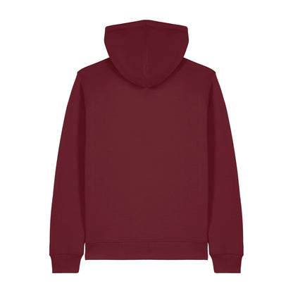 THE NORDIC BASIC ZIP HOODIE // Nordic Blood Red