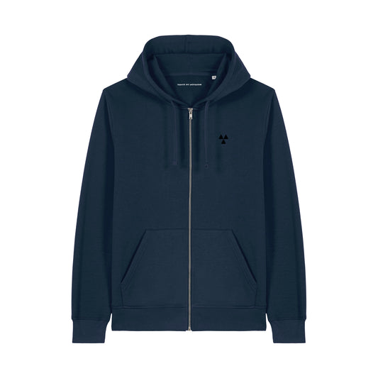 THE NORDIC BASIC ZIP HOODIE // Nordic Midnight Blue