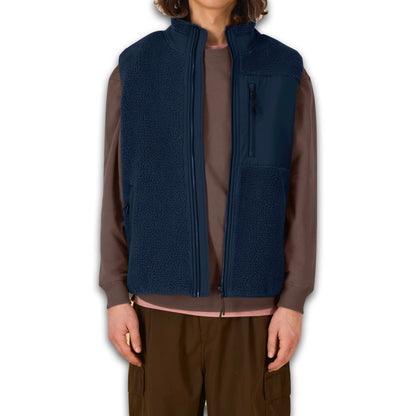 THE NORDIC CORE PILE VEST // Nordic Midnight Blue