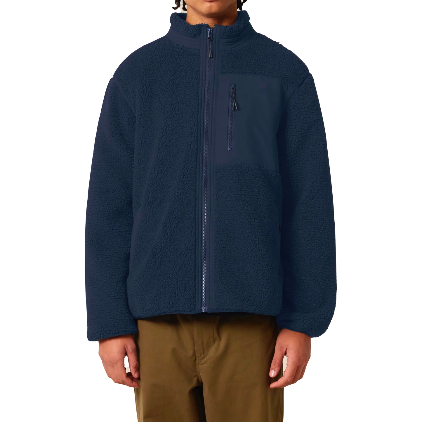 THE NORDIC CORE PILE JACKET // Nordic Midnight Blue