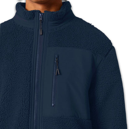 THE NORDIC CORE PILE JACKET // Nordic Midnight Blue