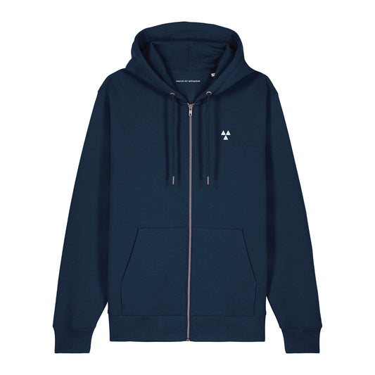 THE NORDIC LW ZIP  HOODIE // Nordic Midnight Blue