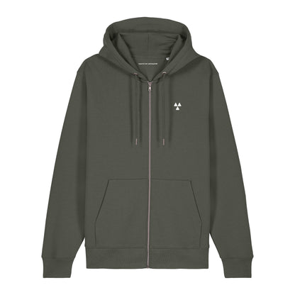 THE NORDIC LW ZIP  HOODIE // Nordic Forest Green