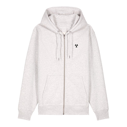 THE NORDIC LW ZIP  HOODIE // Nordic Cool Melange