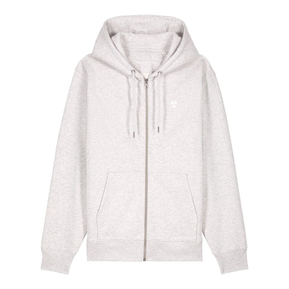 THE NORDIC LW ZIP  HOODIE // Nordic Cool Melange